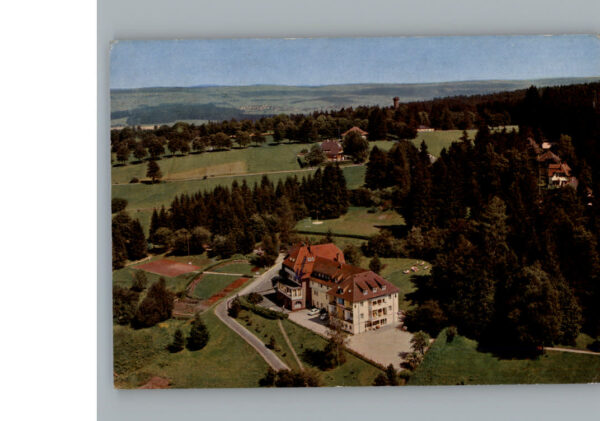 Freudenstadt Fliegeraufnahme Sanatorium Hohenfreudenstadt