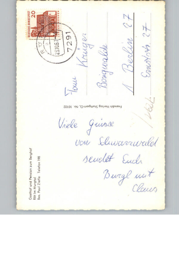 Roet Baiersbronn Gasthof Pension zum Berghof – Bild 2