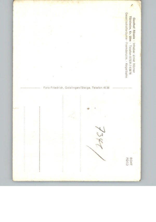 Tuerkheim Wuerttemberg Gasthof Roessle – Bild 2