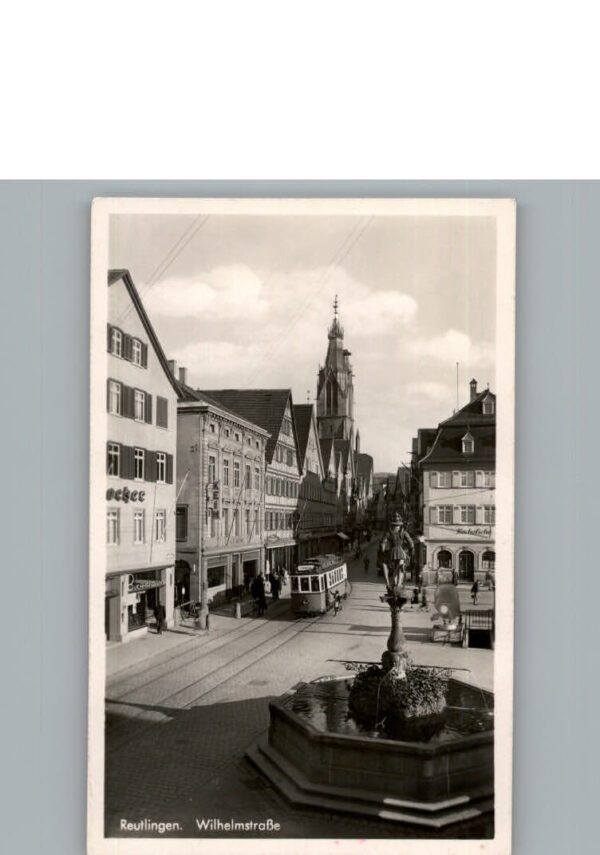 Reutlingen Wilhelmstrasse Strassenbahn