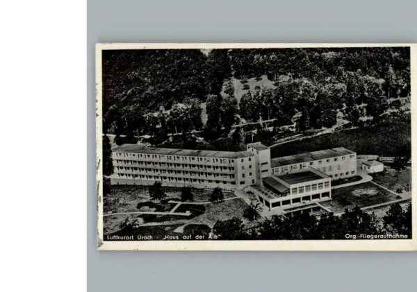 Bad  Urach Fliegeraufnahme Haus auf der Alb