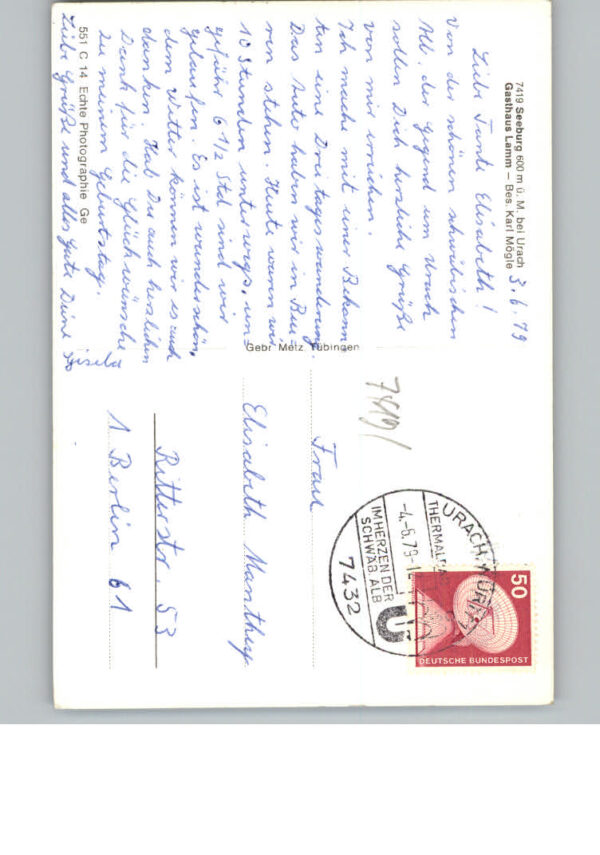 Seeburg Bad Urach Gasthaus Lamm – Bild 2