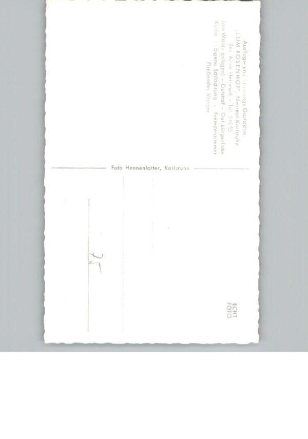 Neureut Karlsruhe Gasthaus Pension zum Rosenhof – Bild 2