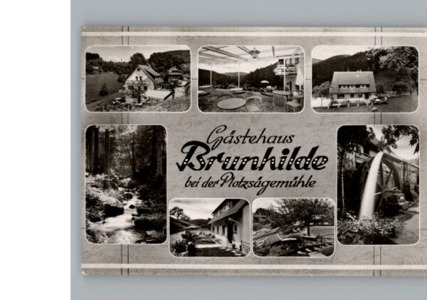 Bad Herrenalb Pension Brunhilde Ploetzsaegemuehle