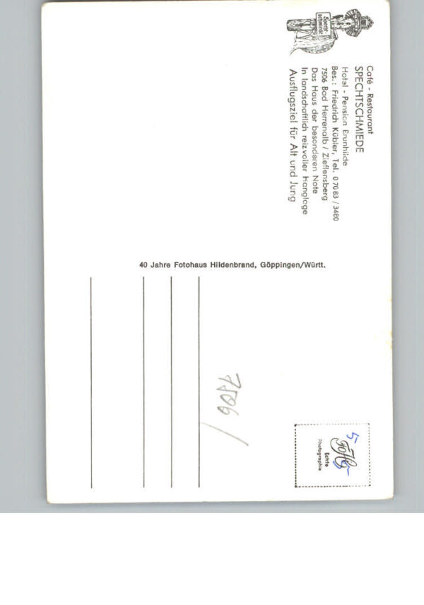 Bad Herrenalb Cafe Restaurant Spechtschmiede – Bild 2