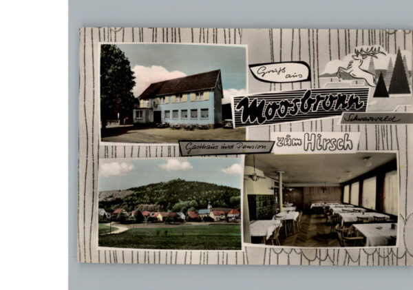 Moosbronn Gasthaus Pension zum Hirsch