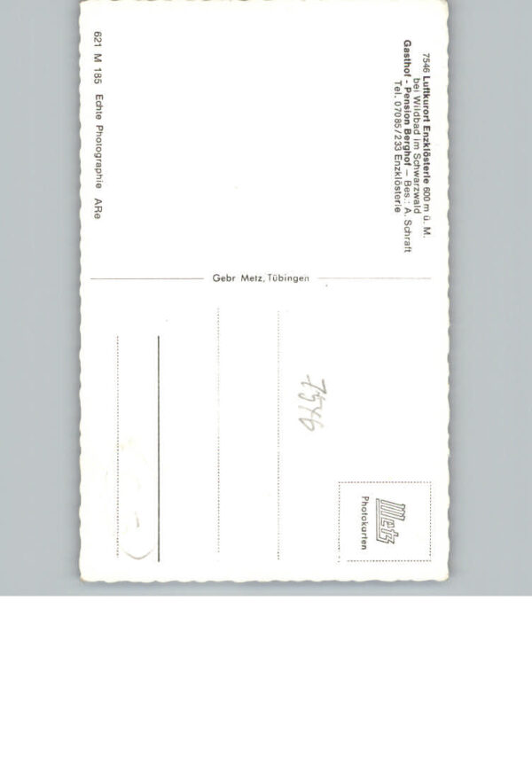 Enzkloesterle Gasthof Pension Berghof – Bild 2