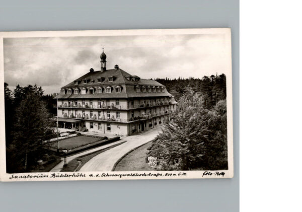 Buehl Baden Sanatorium Buehlerhoehe