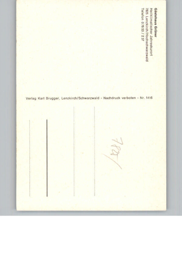 Lenzkirch Pension Gruener – Bild 2