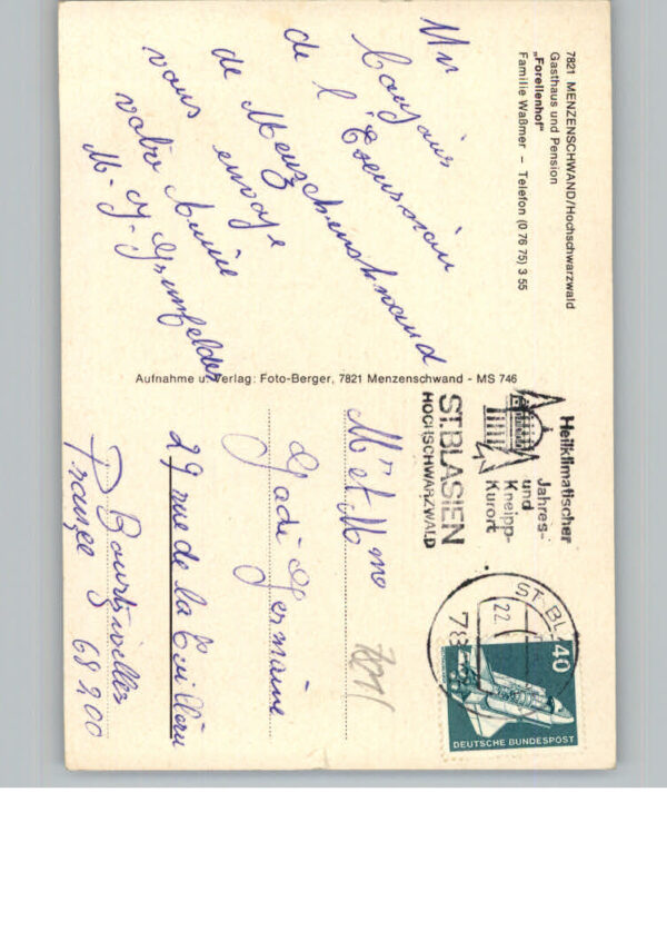 Menzenschwand Gasthaus Pension Forellenhof – Bild 2