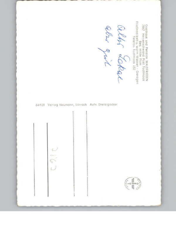 Herrenschwand Gasthaus Pension Waldfrieden – Bild 2