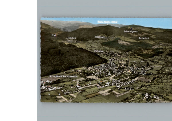 Schopfheim Fliegeraufnahme