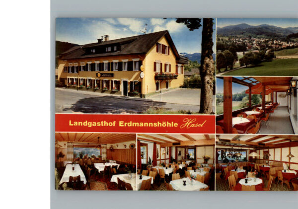 Hasel Baden Hasler Hoehle BW Gasthof Erdmannshoehle