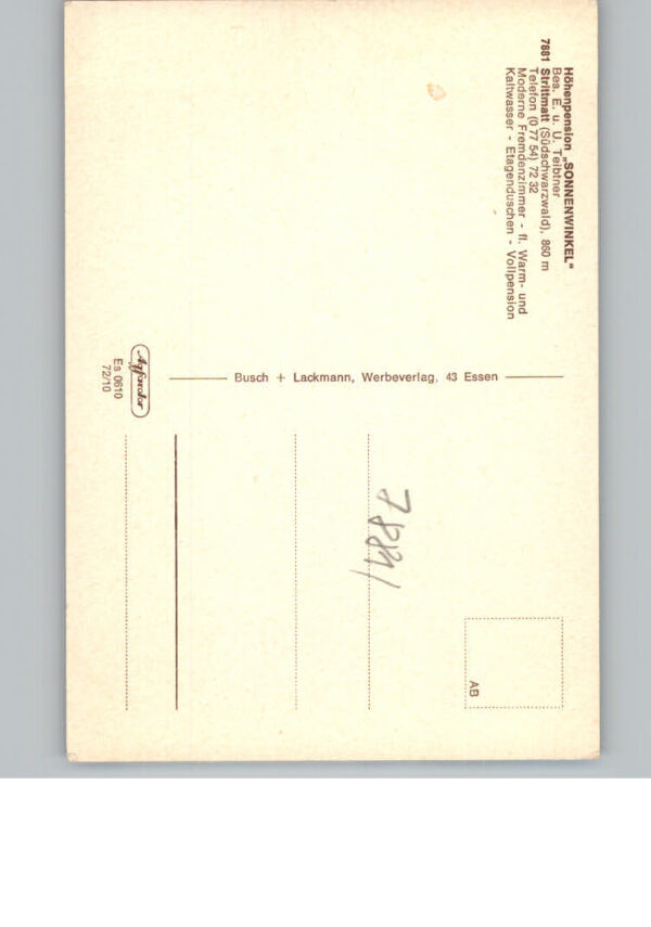 Strittmatt Pension Sonnenwinkel – Bild 2