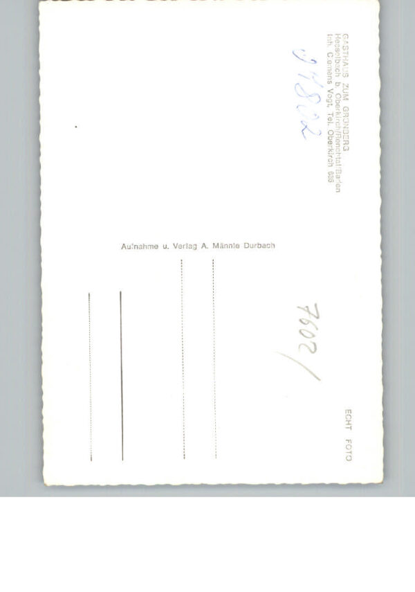 Hesselbach Oberkirch Gasthaus zum Gruenberg – Bild 2