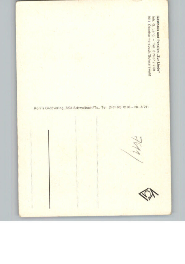 Oberharmersbach Gasthaus Pension Zur Linde – Bild 2