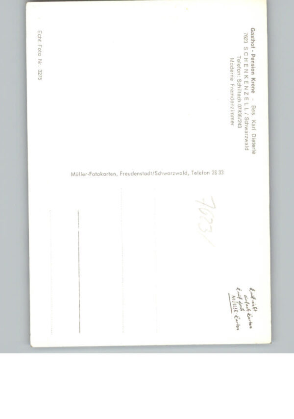 Schenkenzell Gasthof Pension Krone – Bild 2