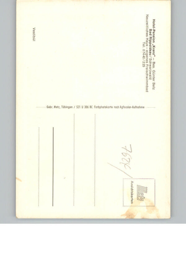 Bad  Rippoldsau Hotel Kranz – Bild 2