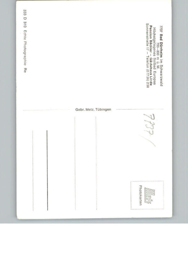 Bad Duerrheim Pension Baechler – Bild 2