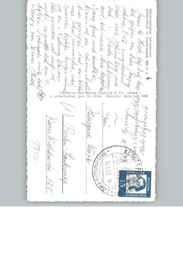 Koenigsfeld Schwarzwald Fliegeraufnahme – Bild 2