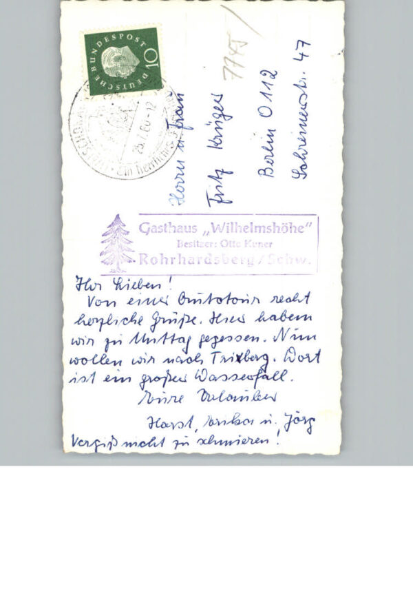 Schonach Schwarzwald Gasthaus Wilhelmshoehe – Bild 2