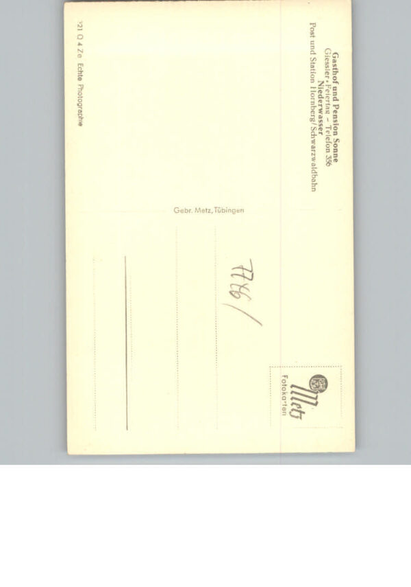 Niederwasser Gasthof Pension Sonne – Bild 2