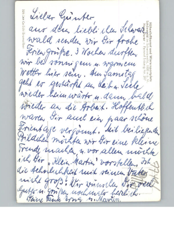 Schoenwald Schwarzwald Pension Haus Dorer – Bild 2