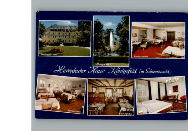 Koenigsfeld Schwarzwald Gasthaus Pension Herrnhuter Haus