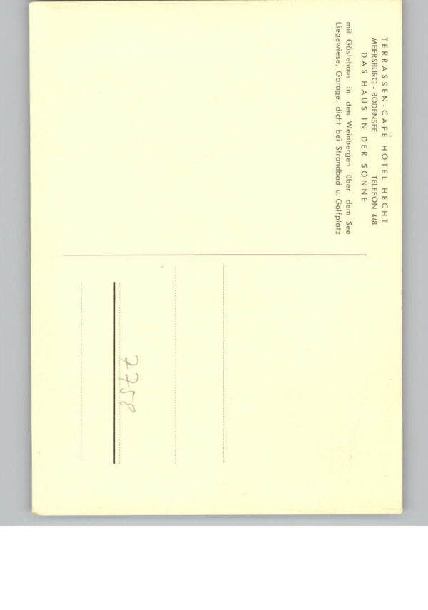 Meersburg Bodensee Hotel Cafe Hecht – Bild 2