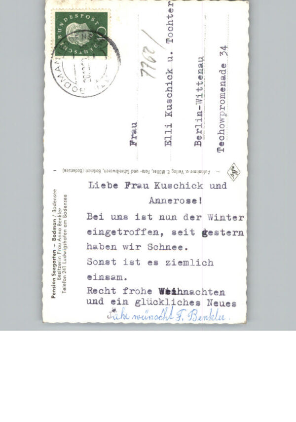 Bodman-Ludwigshafen Pension Seegarten – Bild 2