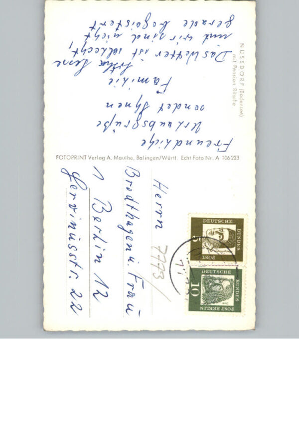 Nussdorf ueberlingen Pension Ritsche – Bild 2