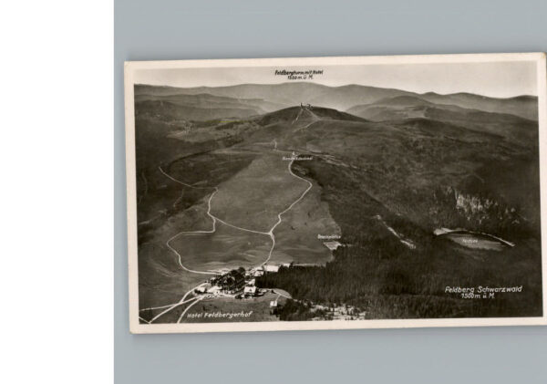 Feldberg Schwarzwald Fliegeraufnahme