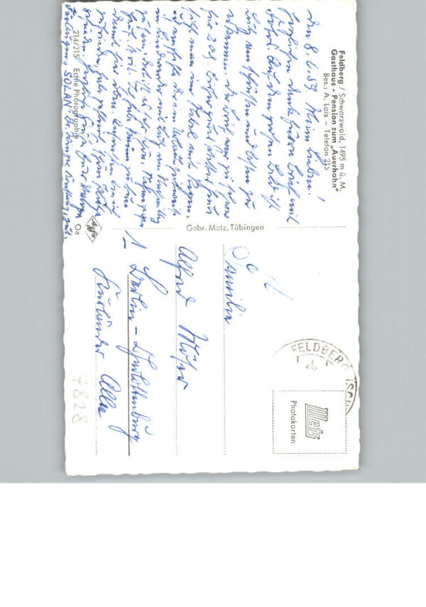 Feldberg Schwarzwald Gasthaus Pension zum Auerhahn – Bild 2