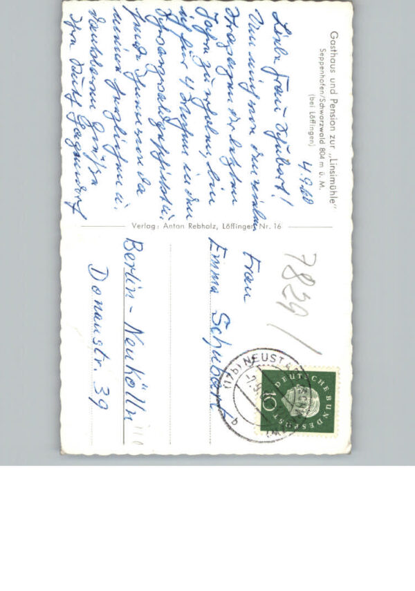 Seppenhofen Gasthaus Pension zur Linsimuehle – Bild 2
