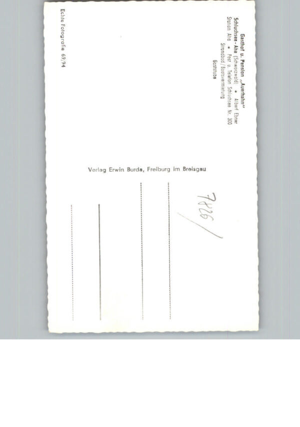 Schluchsee Gasthof Pension Auerhahn – Bild 2