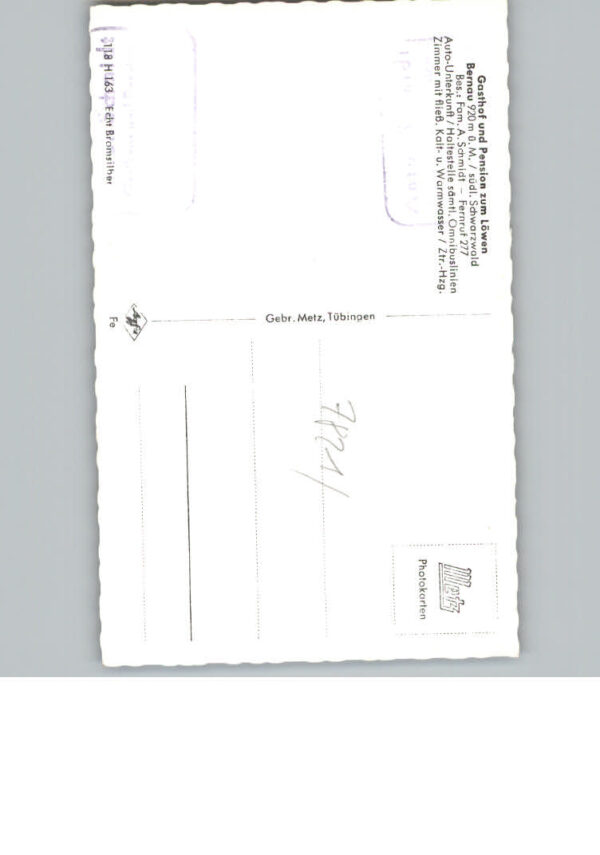 Bernau Schwarzwald Gasthof Pension zum Loewen – Bild 2