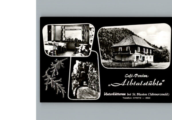 St Blasien Cafe Pension Albtalstueble, Unterkuetterau