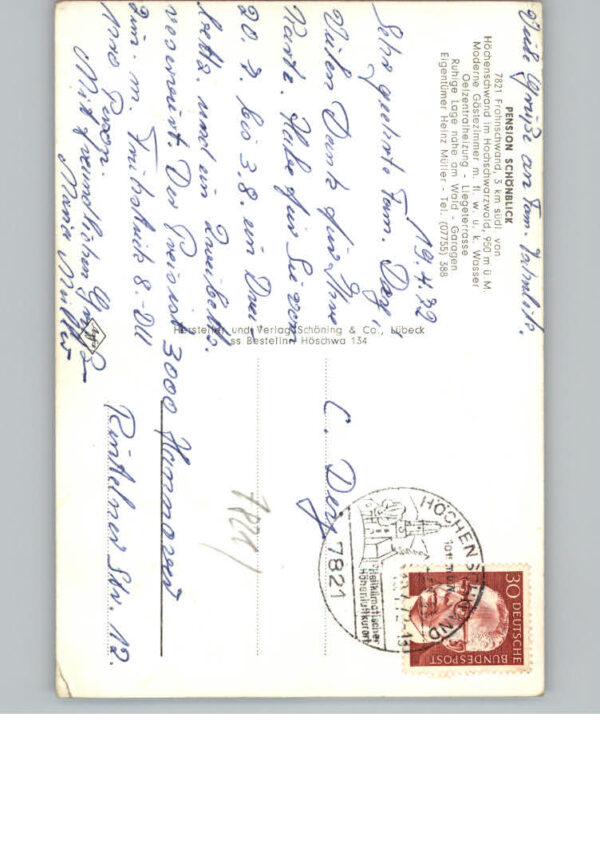 Frohnschwand Pension Schoenblick – Bild 2