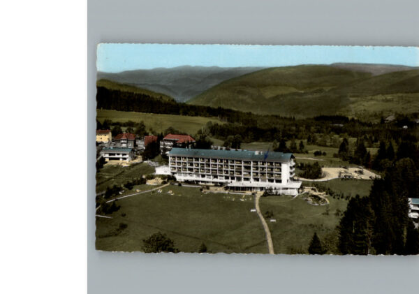 Hoechenschwand Fliegeraufnahme Schwarzwald-Hoehen-Sanatorium