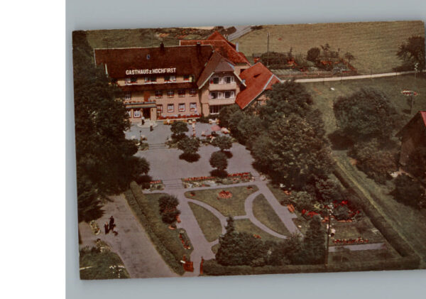 Saig Schwarzwald Fliegeraufnahme Gasthof zum Hochfirst