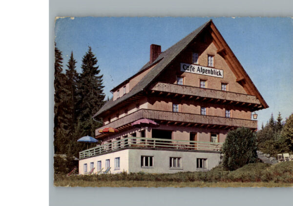 Saig Schwarzwald Cafe Pension Alpenblick