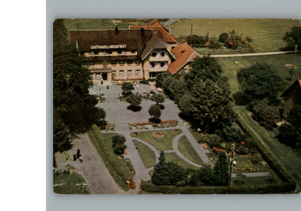 Saig Schwarzwald Fliegeraufnahme Gasthaus zum Hochfirst