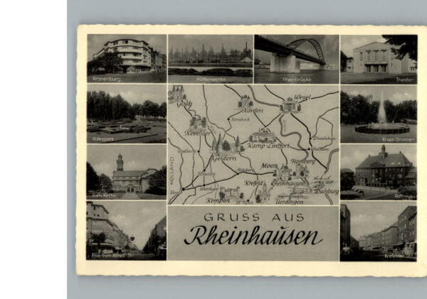 Rheinhausen Duisburg Krefelder Strasse Friedrich-Alfred-Strasse Huettenwerke