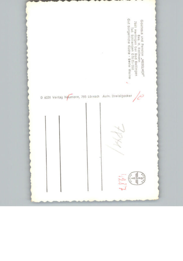 Hertingen Bad Bellingen Gasthaus-Pension Hebelhof – Bild 2
