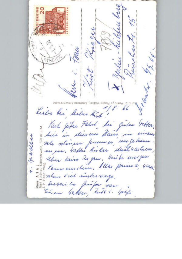 Schoenau Schwarzwald Pension Haus Asal – Bild 2