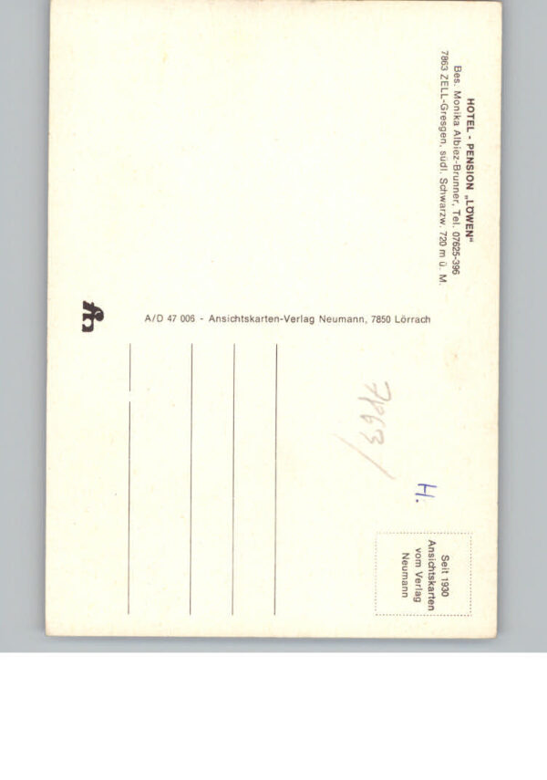 Zell Wiesental Hotel Loewen – Bild 2