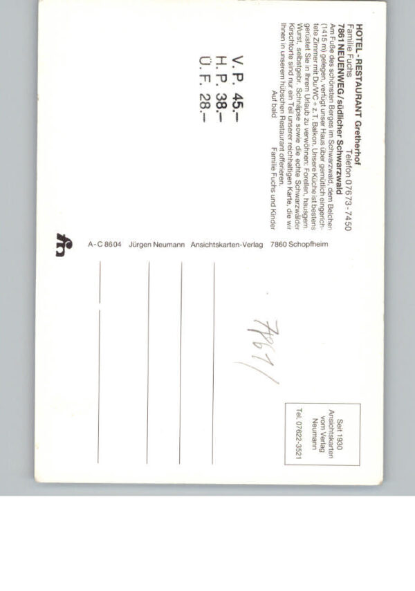 Neuenweg Hotel Restaurant Gretherhof – Bild 2