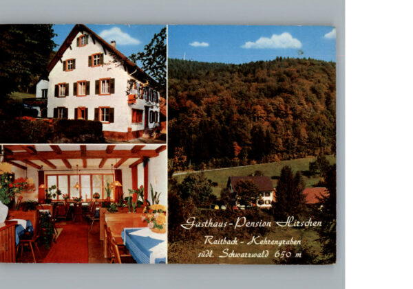 Raitbach Schopfheim Gasthaus Pension Hirschen