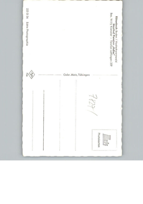 Roetenbach Baden Gasthof Adler – Bild 2