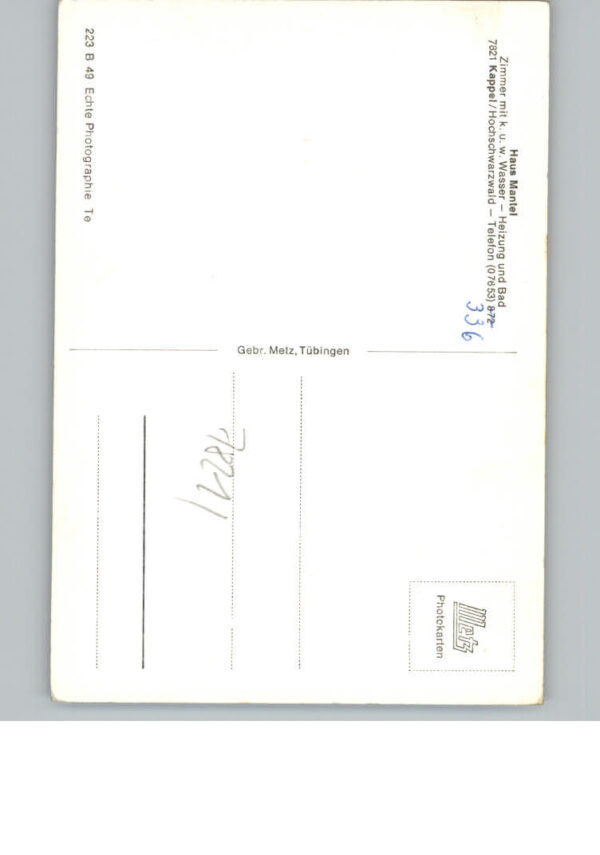 Kappel Lenzkirch Haus Mantel – Bild 2